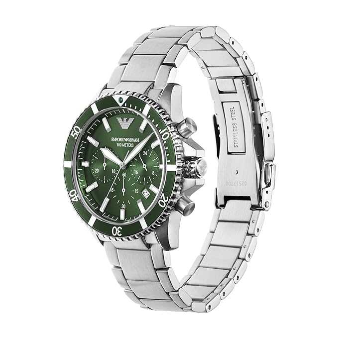 Emporio Armani AR11500 Green Dial Men's Watch - Image 3