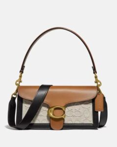 COACH Tabby Logo Embossed Sling Bag with Detachable Strap | FS