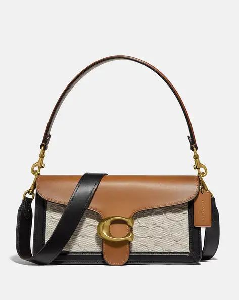 COACH Tabby Logo Embossed Sling Bag with Detachable Strap | FS