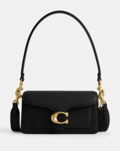 COACH Women Polished Tabby Pebble Leather Shoulder Bag | OS