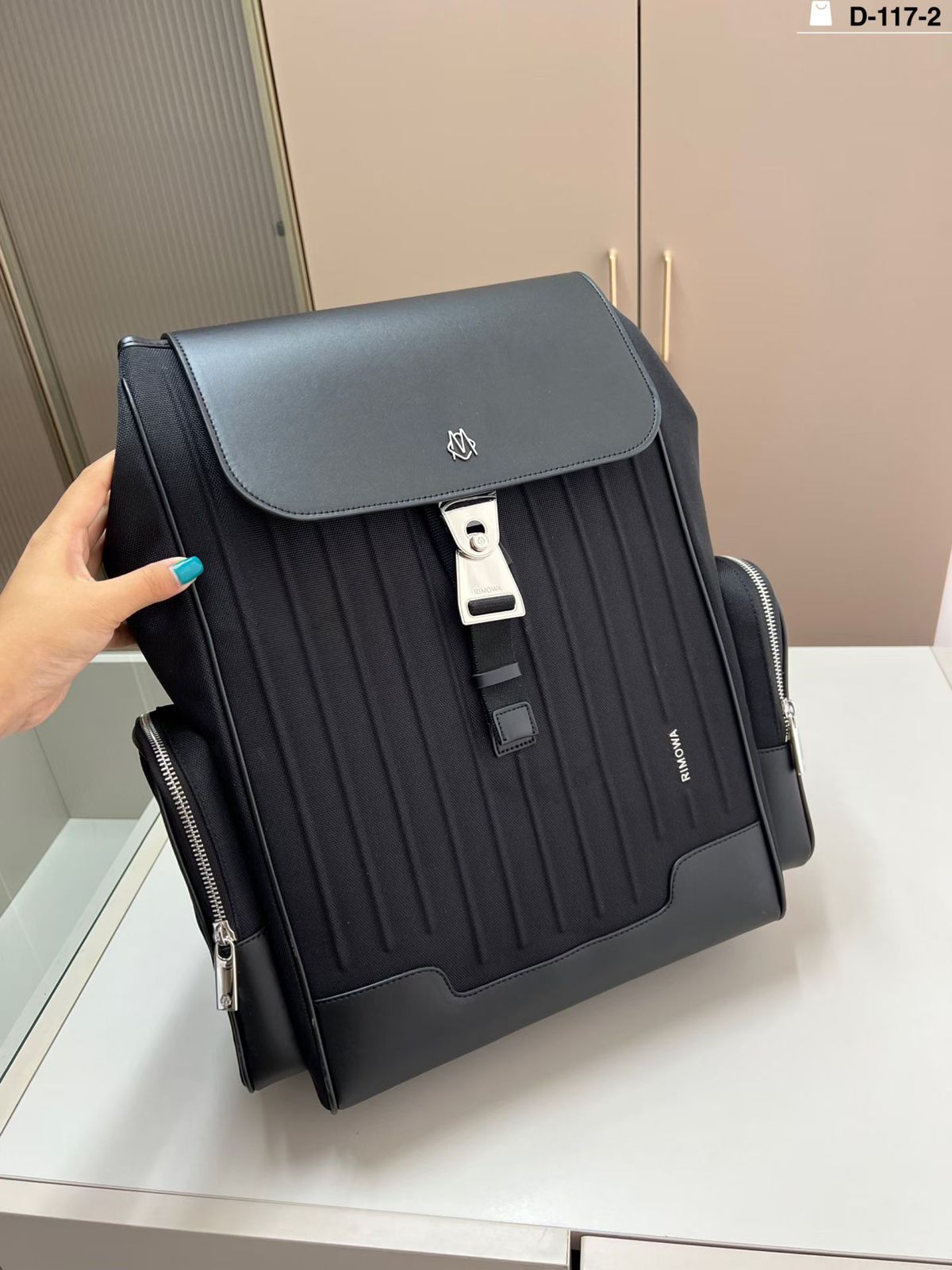 RIMOWA NEVER STILL Flap Backpack, Large - Black (Brand New, No Tags) - Image 2