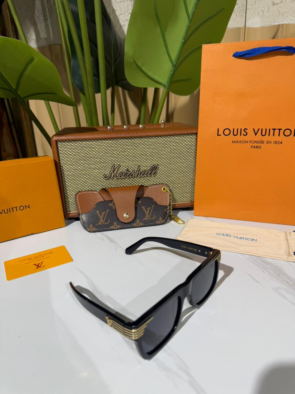 LV Slide Square Sunglasses - Image 4