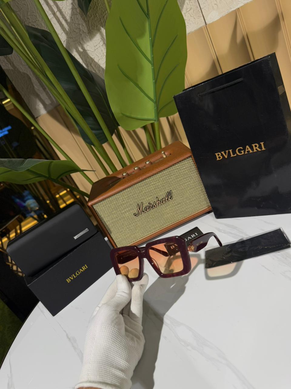 BVLGARI Square Luxury Sunglasses