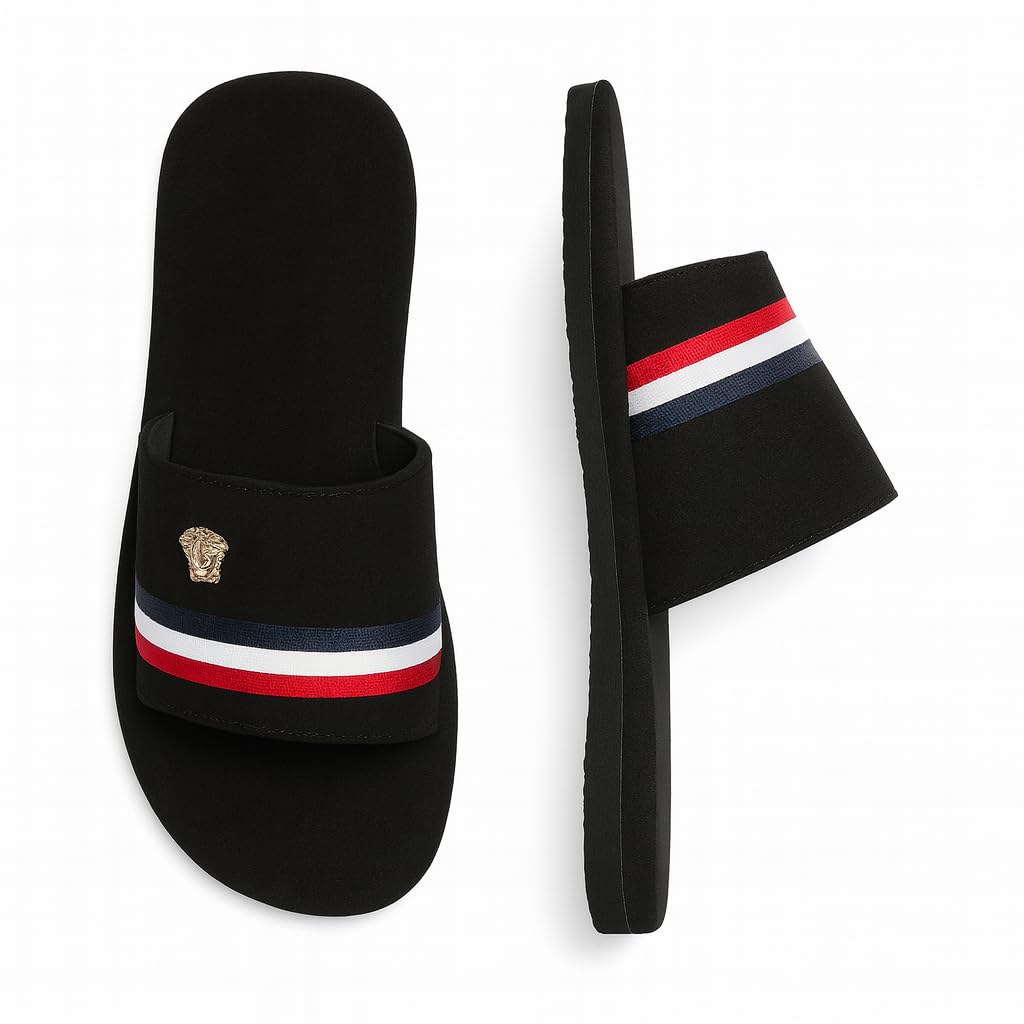 Versace Medusa Head Beach Slides - Image 4