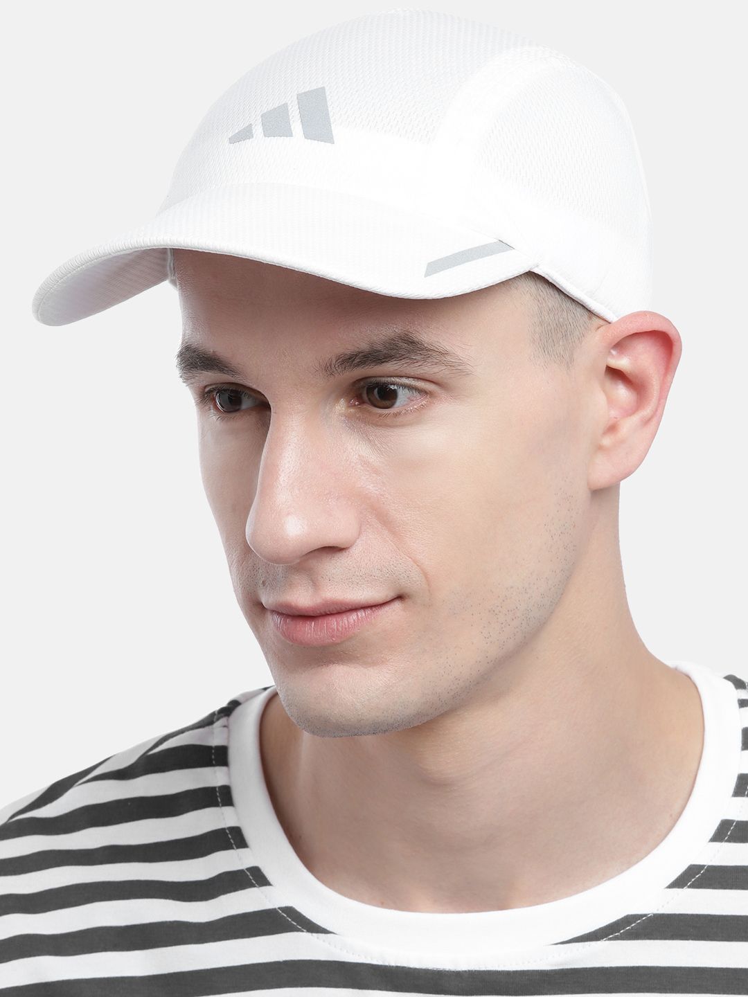 Adidas AEROREADY Five-Panel Reflective Running Cap - Image 4