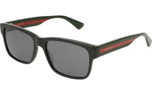 Gucci GG0340S Black Grey Designer Sunglasses
