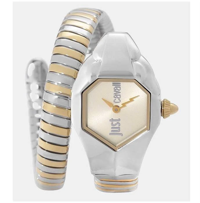 Just Cavalli Wrap Around Stainless Steel Women’s Watch JC1L301M0025