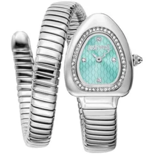 Just Cavalli Turquoise Dial Stainless Steel Women’s Watch
