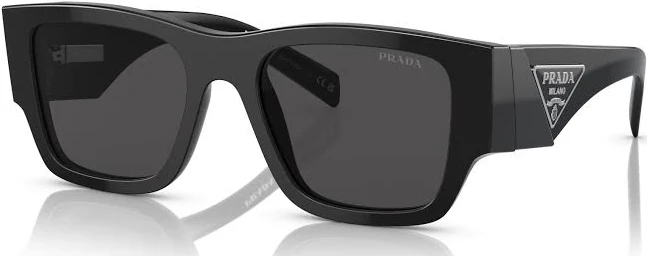 Prada PR10ZS Black Pillow Frame Sunglasses