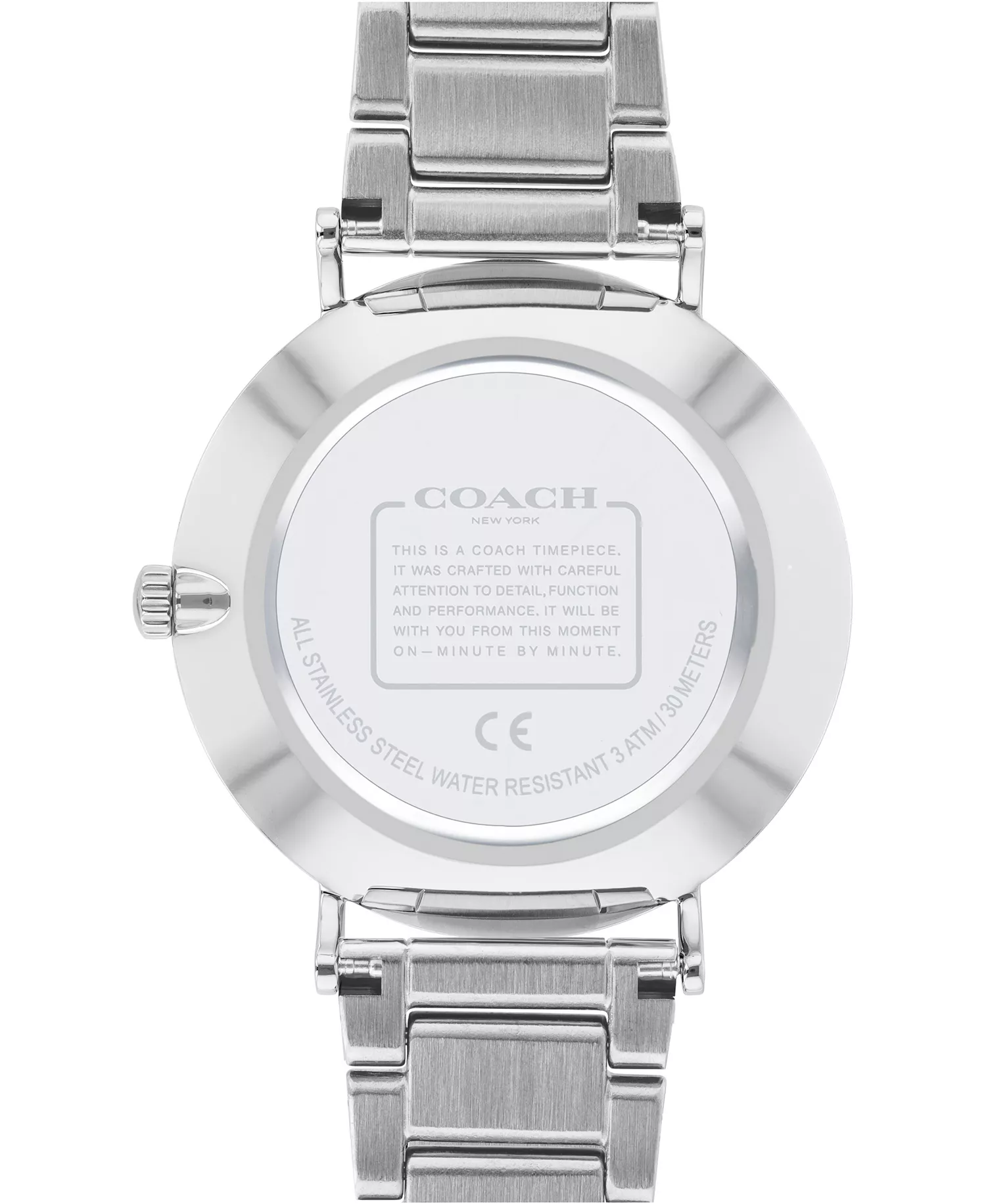 COACH Women's Perry Two-Tone Stainless Steel Bracelet Watch 36mm - Image 3