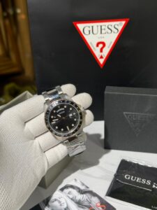 GUESS Traction Analog Watch for Men with Round Dial & Water Resistant Man’s Wrist Watches