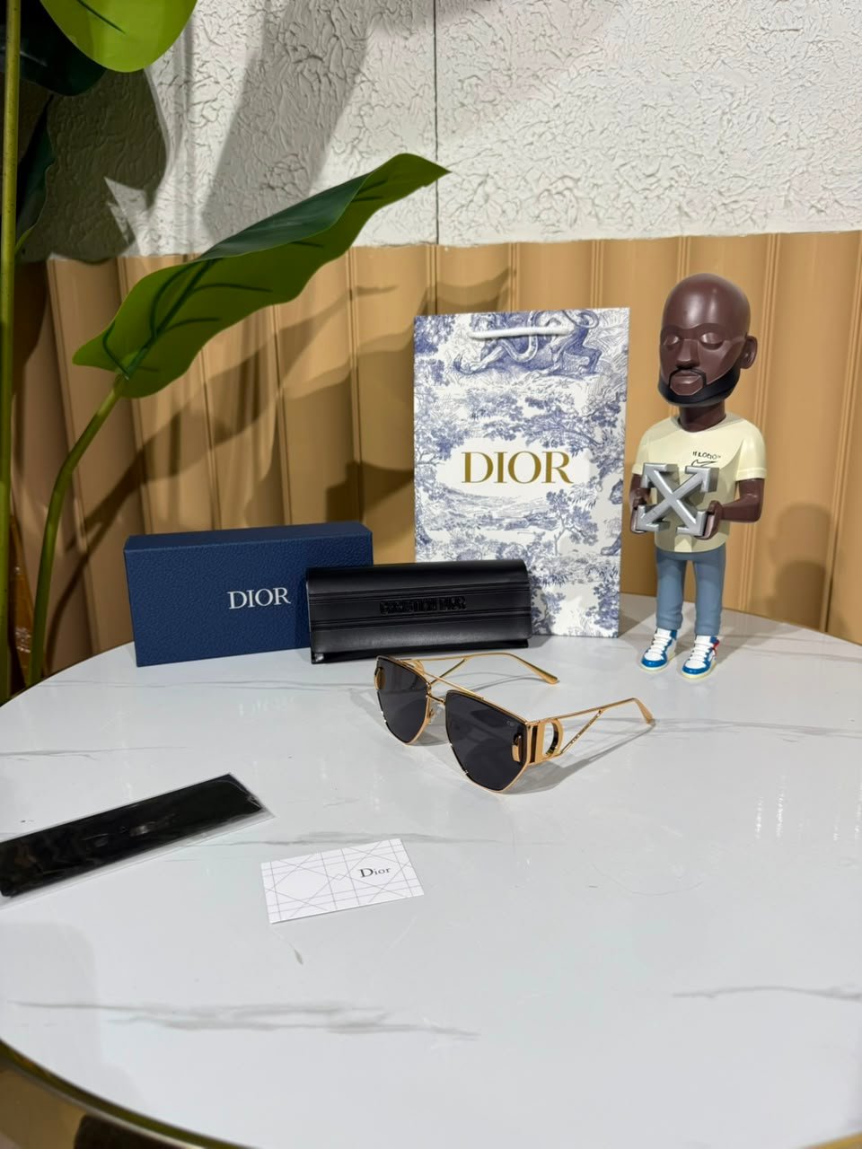 Dior luxury square unisex sunglasses - Image 2